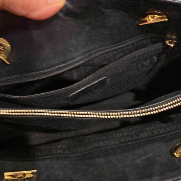 CHANEL Tote Bag Icon line CC CC Mark Chain knit Shoulder Bag knit Multicolore - Picture 5 of 8